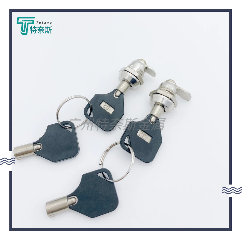 MS102 small plum blossom bullet lock distribution box door lock electric cabinet cylindrical tongue lock mailbox LED light box lock wholesale