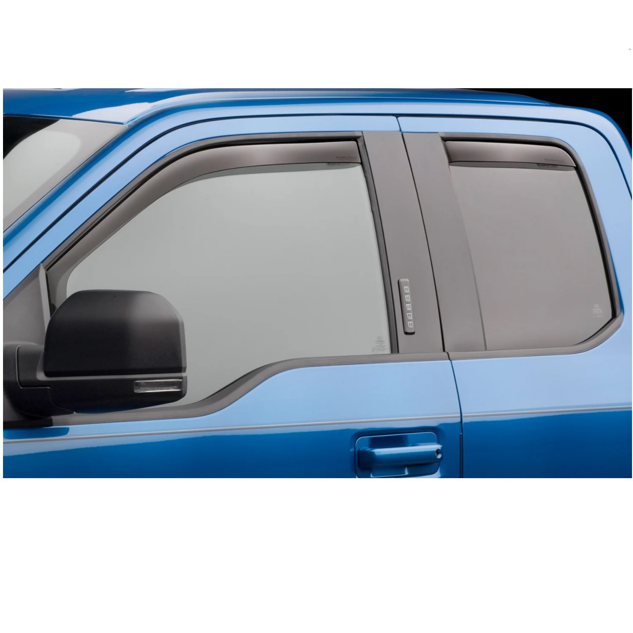 Use for 2016-2022 Tacoma Double Cab Window Rain Eyebrow Rain Cover Strip Rain Shield