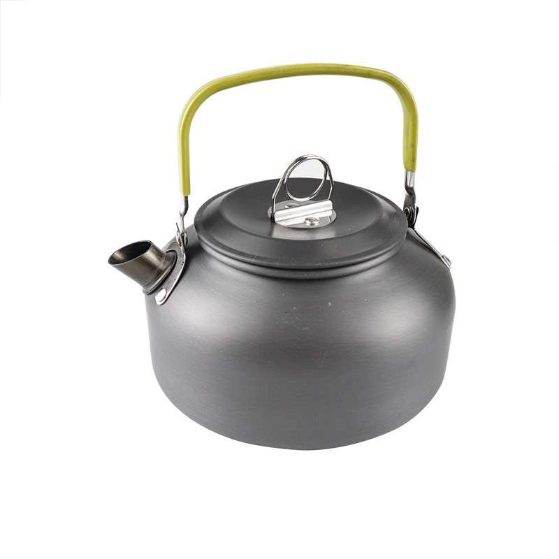 Camping Outdoor Supplies Kettle Cookware Aluminum Portable Camping Pot Set Teapot Pot Set Equipment Ds-308 Pot Set