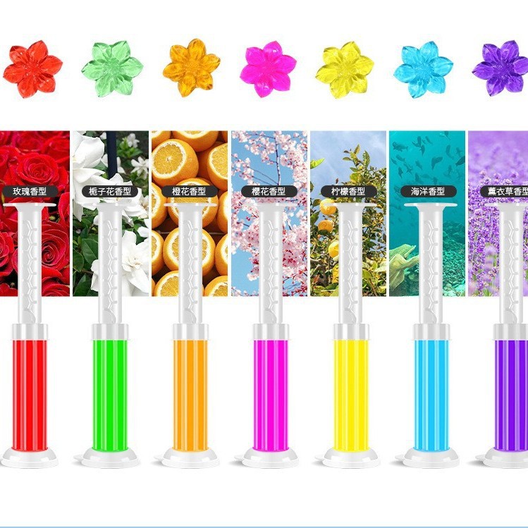 Toilet floret 12 deodorant odor cleaner fragrance flower gel toilet deodorant toilet gel floret