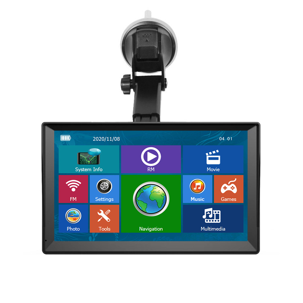 Cross-border e-commerce foreign trade portable 5/7/9 inch car GPS navigator HD 8G general car truck