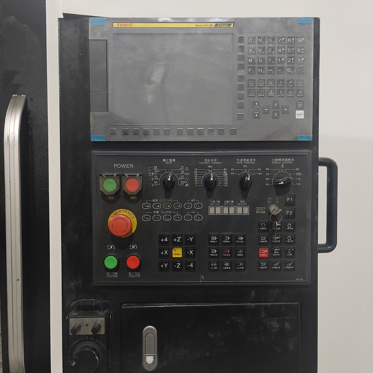 Dongguan Used Machine Tool Sales Huacun 1270L Second Line One Hard Processing, Fanuc-0I-Mf System