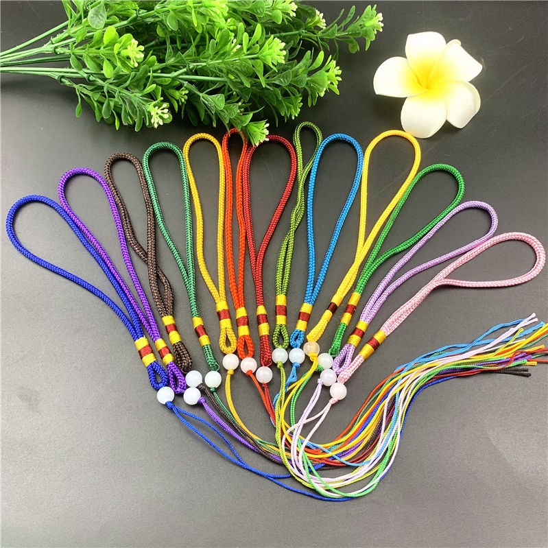 Веревка для ручки из нефритовых бусин, DIY аксессуары, ручная работа, веревка для подвески