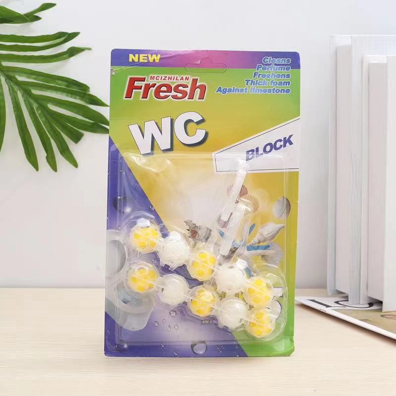 Double-row hanging toilet hanging ball toilet decontamination deodorization deodorization fragrance toilet toilet ball