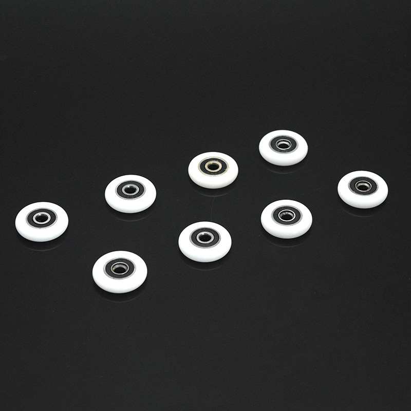 Xyt old-fashioned shower room pulley large flat wheel arc sliding door hanging wheel bathroom glass sliding door roller