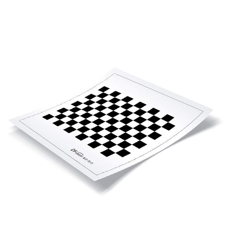 White Film Checkerboard Calibration Board Diffuse Reflection Opaque Machine Vision Calibration Film Camera Distortion Test