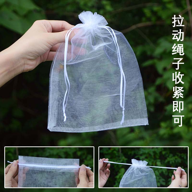 Fruit Bagging Insect-Proof Net Bags, Fruit Protection Bags, Fig Loquat Grape Net Bags, Peach Strawberry Protective Covers
