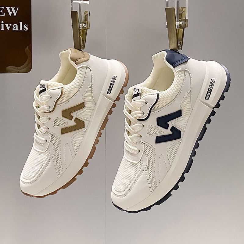 Sports Shoes for Women 2025 Spring & Fall New Style Super Popular Versatile Non-Slip Casual Women's Shoes Soft Sole Lightweight Running White Shoes