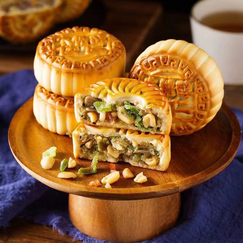 Кекс с ксилитом без сахара, старый кекс с пятью ядрами, замена закускам, подарок на праздник середины осени, оптовая продажа