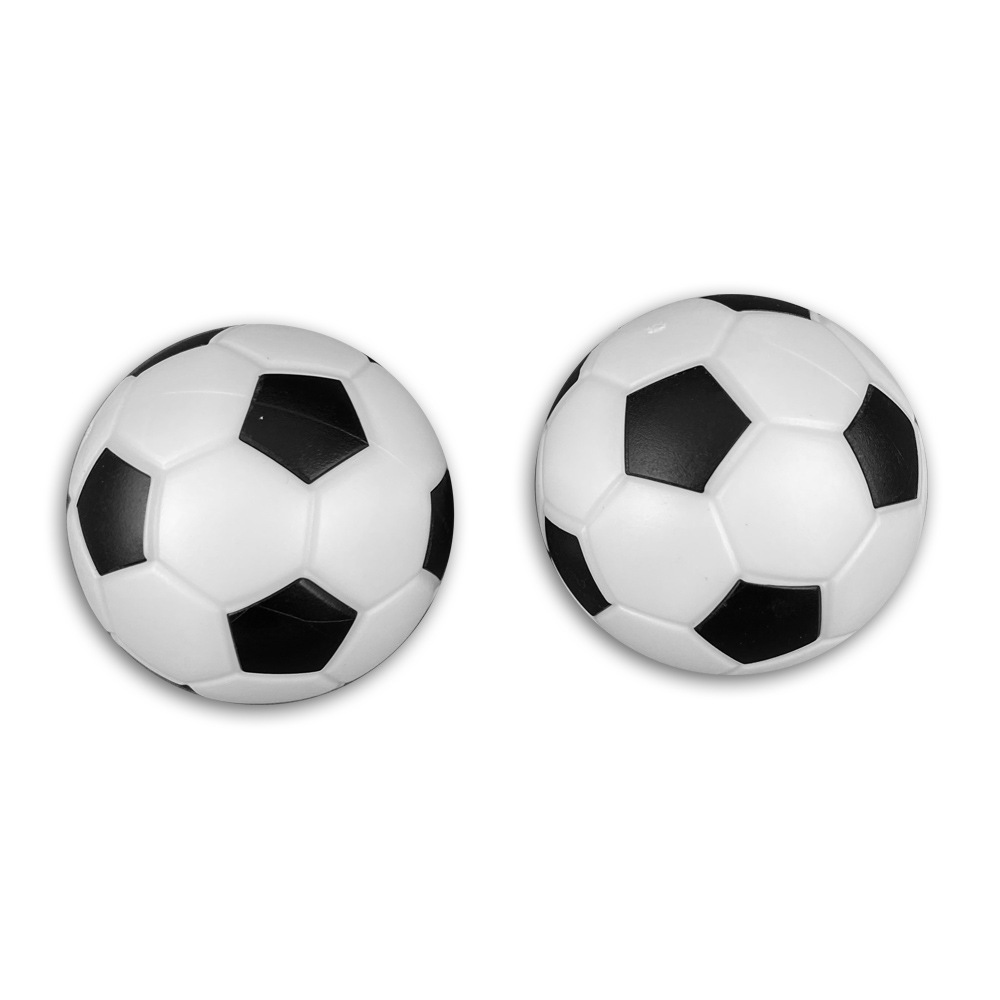 Table football accessories desktop football 32mm foosball black and white plastic football diameter source manufacturer