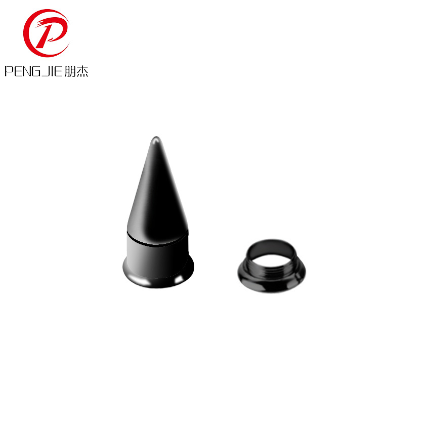 Factory Direct Supply Pengjie Stainless Steel Two-In-One Pointed Cone Double Speaker Hollow Ear Expansion Body Piercing Jewelry Ear Expander