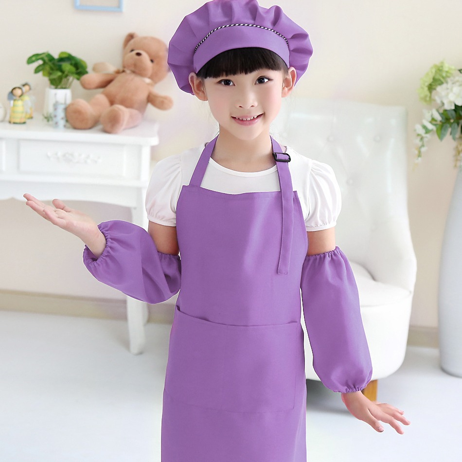 Children's Apron Customized Advertising Apron Customized Children's Painting Clothes Art Museum Kindergarten Printing Customized Logo