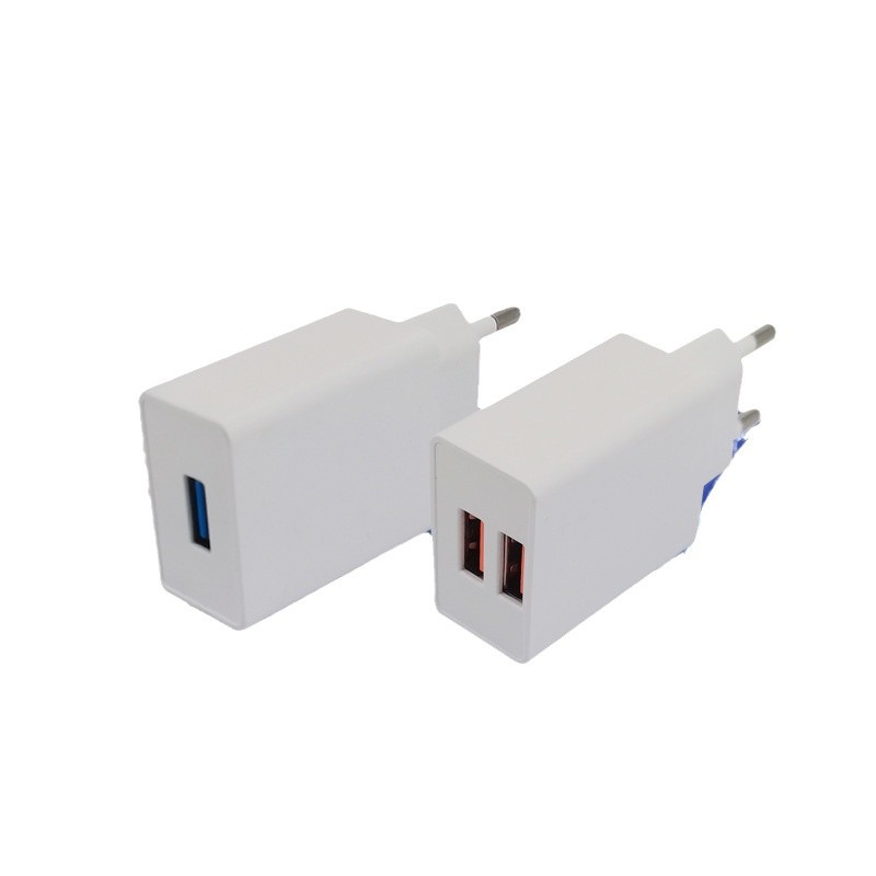 USB fast charging 5V2A charging head multi-port dual-port mobile phone charger 3C certification multi-socket power adapter