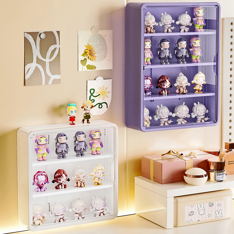 Blind Box Storage Display Rack Display Wall Hanging Transparent Bubble Mate Doll Dustproof Hand Display Box