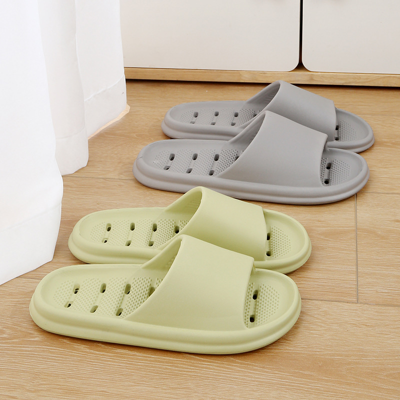 Hollow Quick-Drying Bathroom Bathing Slippers for Women Summer New Style Home Non-Slip Slippers for Men Cross-Border Delivery