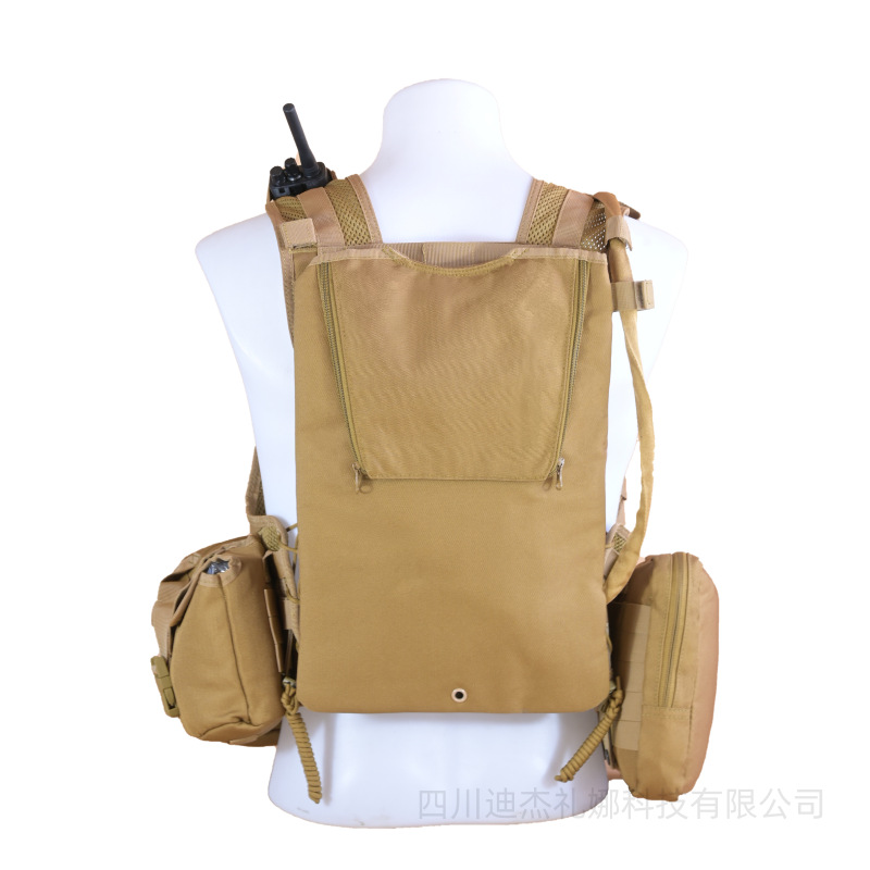 Multifunctional Forest Fire Vest Generation Flame Retardant Aramid Tactical Vest Oxford Outdoor Self-Rescue Escape Portable