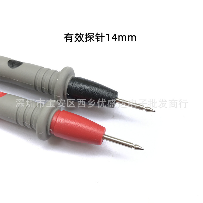 Digital Display Universal Pen 1000V20A Meter Test Stick Meter Needle and Wire Universal Pen Universal Pen Universal Meter Silicone Pen