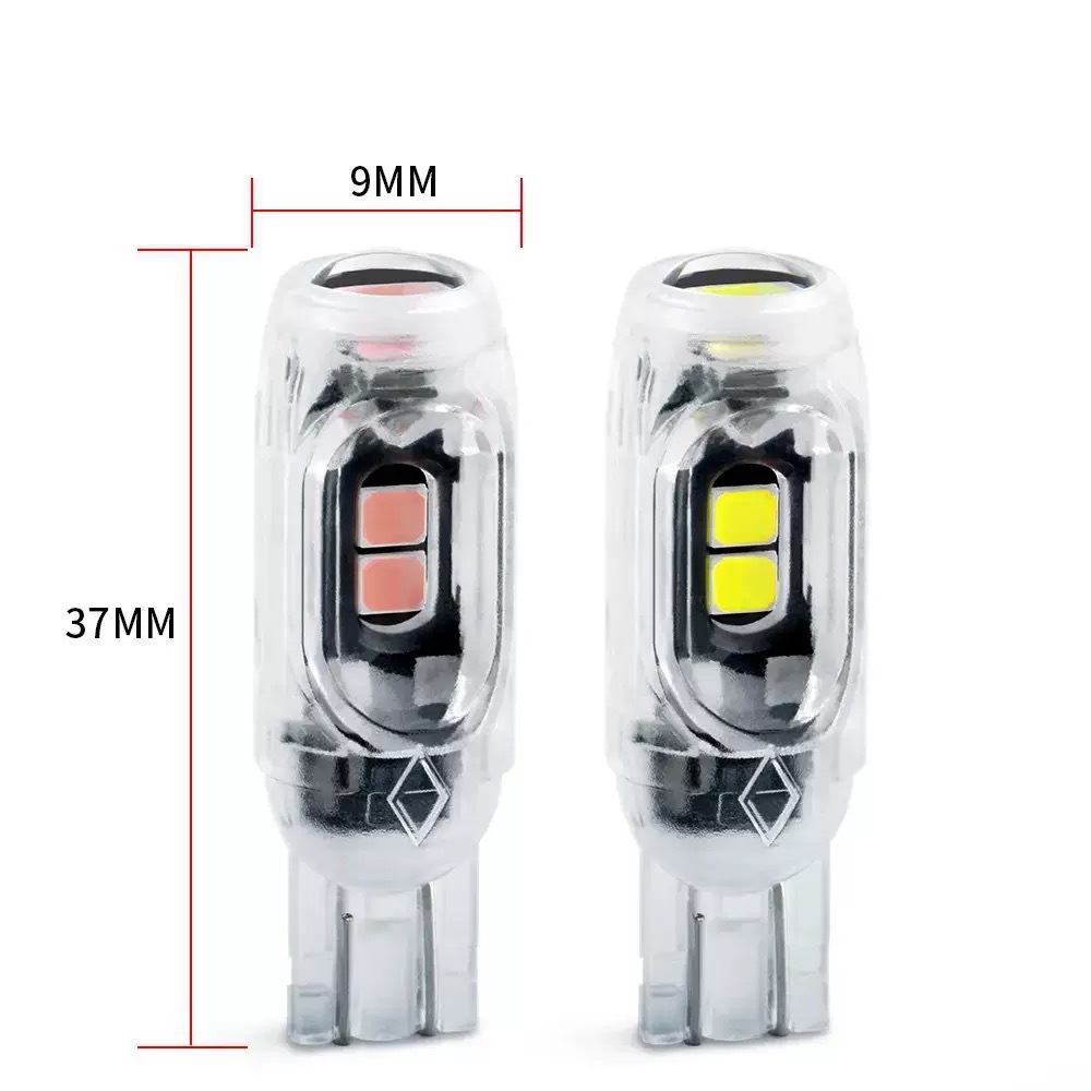 Width indicator lamp T10 2835 5 lamp car LED small lamp high temperature resistant lens roof lamp full light transmission highlight lamp