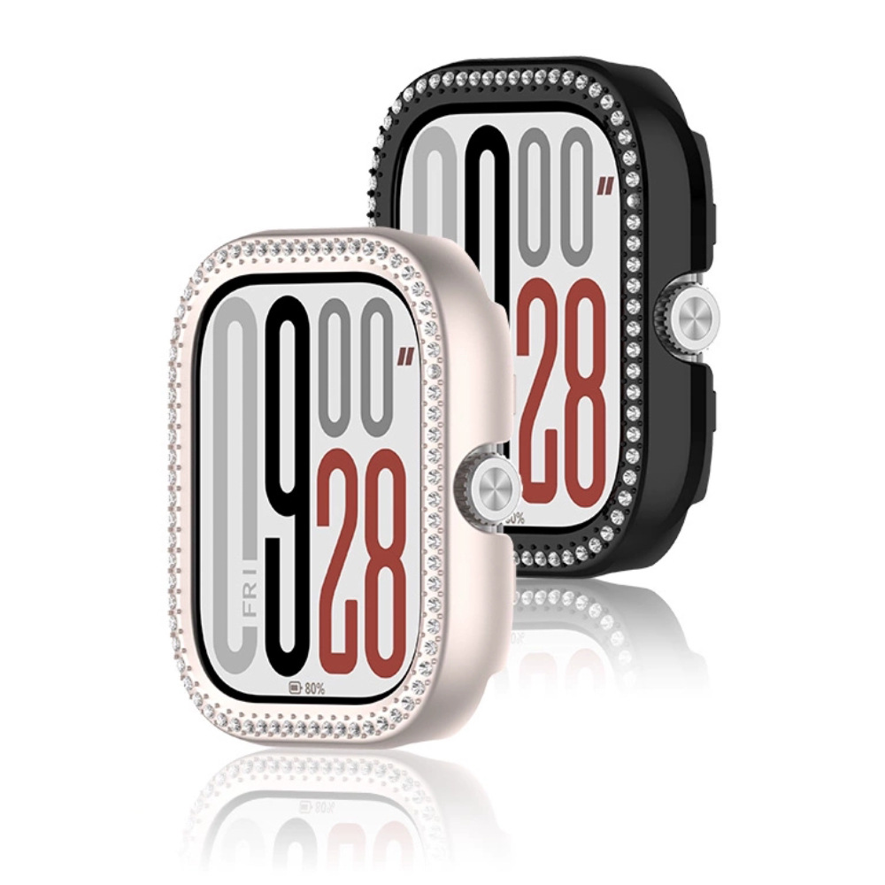 Suitable for Redmi Watch4/5/6 Cut Out Protective Case Pc with Diamond Inlay Redmiwatch5A/5L Watch Half Case