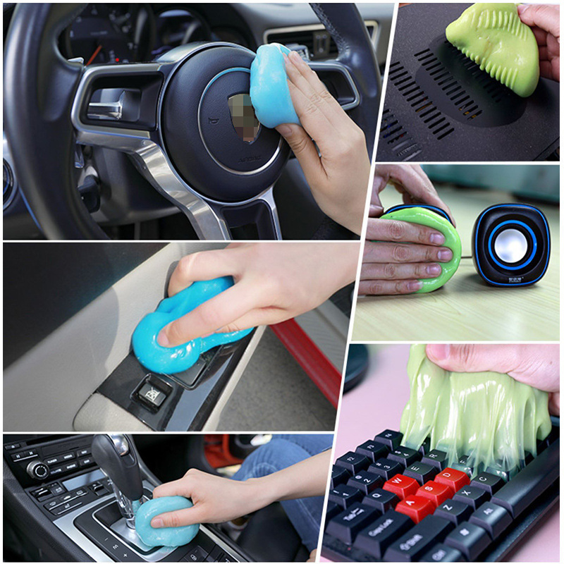 Ogilon Cleaning Soft Gel Universal Car Interior Dust Removal Mud Black Technology Cleaning Tool