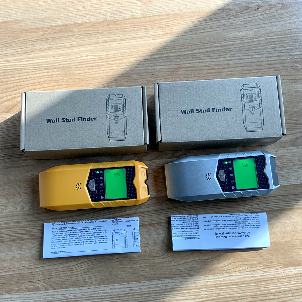 Sh402 Multifunctional Wall Detector Wire Scanner Metal Measuring Instrument Dark Line Metal Wood Sheet