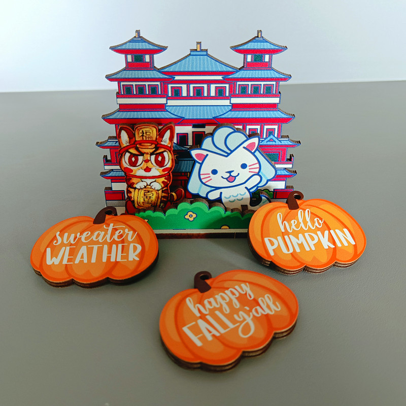 Wood acrylic UV printing processing flat color printing digital color printing 3D relief spray painting