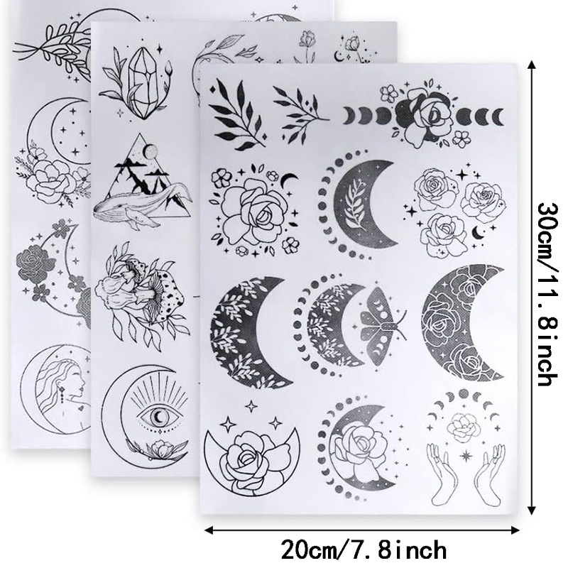 Cross-border Hot Sale No Odor A4 Size Adhesive Back Adhesive Water Soluble Non-woven Fabric Tearable Embroidery Stabilizer Cut Sheet Printing