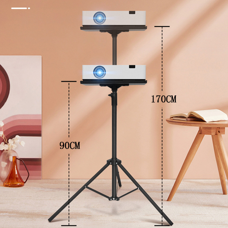 Xinyou Projector Tray Tripod Projector Floor Stand Outdoor Foldableing Portable Mobile Projector Stand