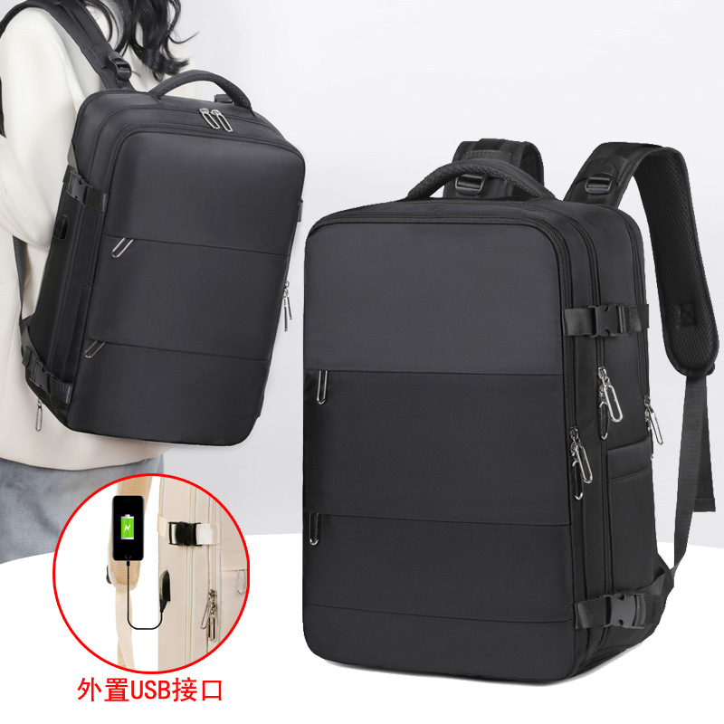 Travel Backpack Large Capacity Men's and Women's Business Commuter Leisure Backpack Multi-compartment School Bag Laptop Bag