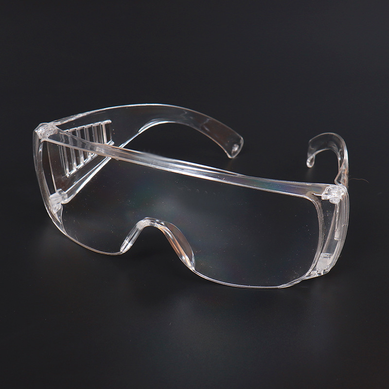 Anti-impact splash goggles transparent windproof dustproof protective glasses PC material men and women labor protection riding anti-fog HD