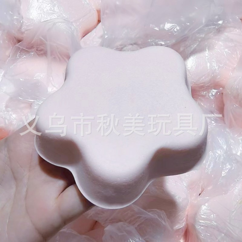 Оригинальная игрушка Qiumei новый брусок цветка сливы Пластилин с эффектом прилипания медленно восстанавливающаяся игрушка