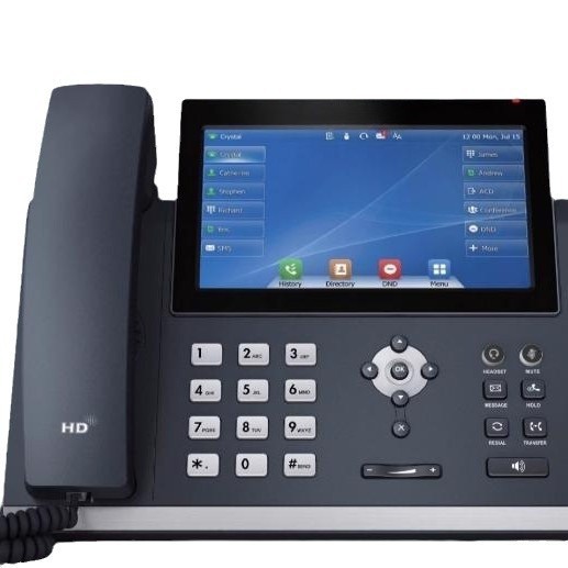 Yealink Sip-T48U цветной экран гигабитный порт сетевой телефон стационарный с Wifi Bluetooth записью