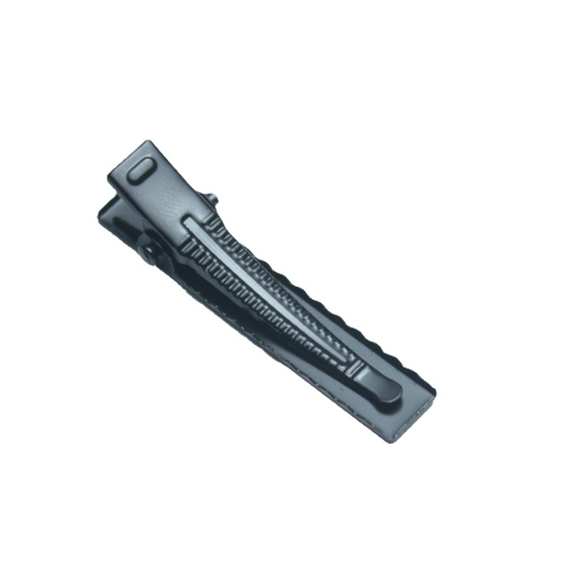 Black duckbill clip environmentally friendly paint thickened square clip not easy to drop paint not easy to rust clip DIY hair accessories