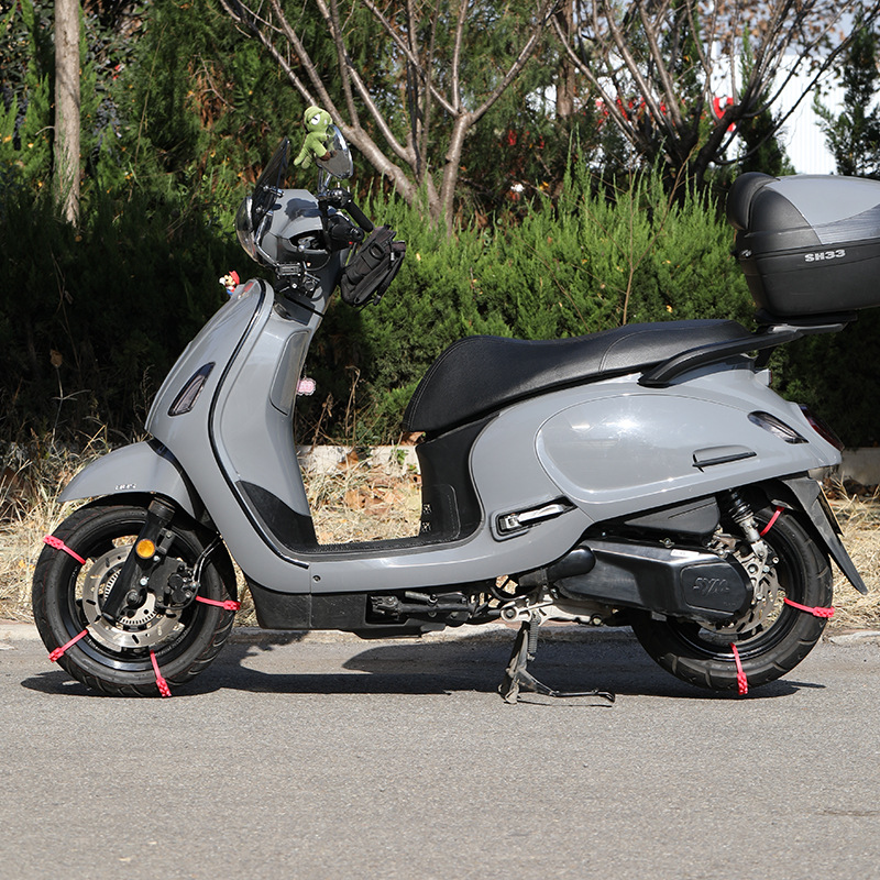 Anti-Skid Chains for Electric Vehicles, Battery Vehicles, Two-Wheeled and Three-Wheeled Vehicles, Motorcycle Tires, Snow Anti-Skid Chains, Thickened and Wear-Resistant