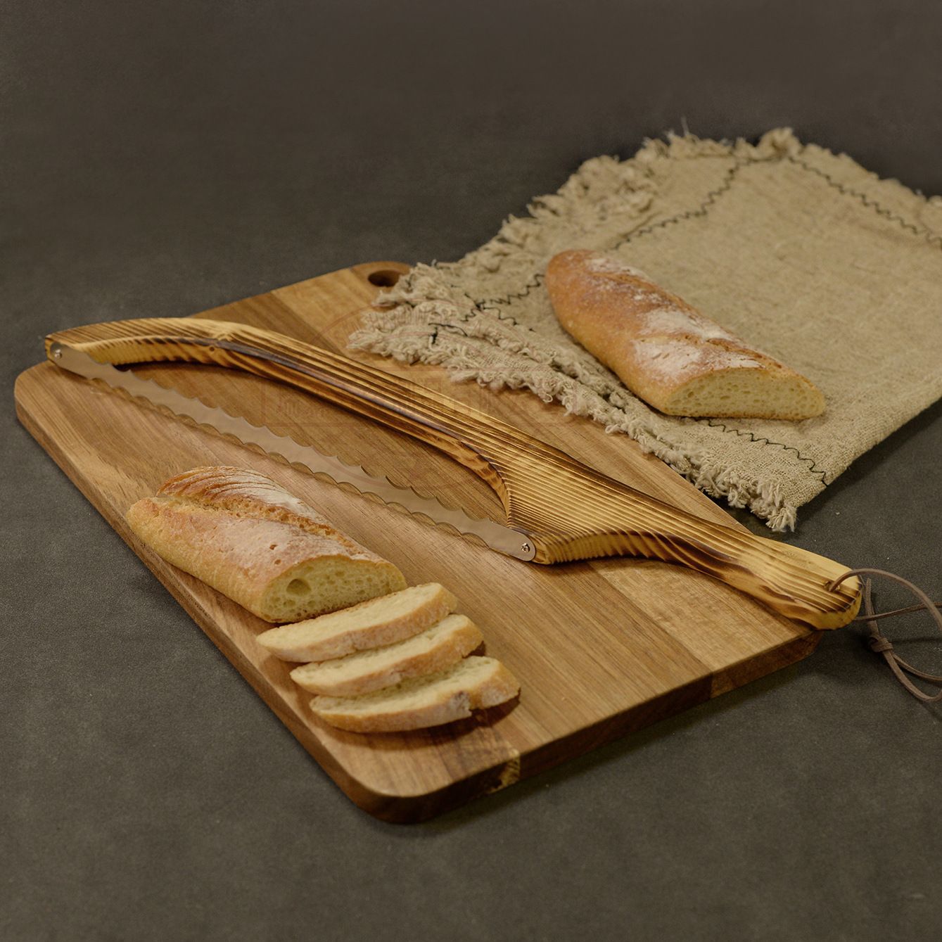 Wooden Bread Knife Saw, Toast Saw, Bread Cutting Toast Saw, Simple Noodle Knife Cutting Tool, Baguette Bread Cutting Saw