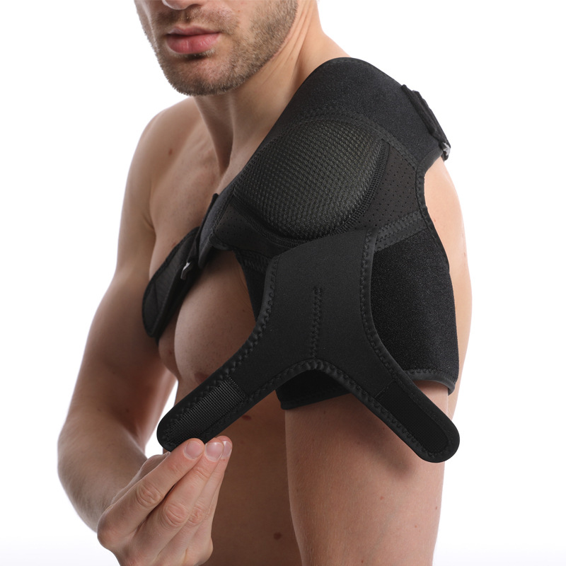 Sports Pressure Shoulder Pad Can Add Ice Bag Shoulder Pad Breathable Adjustable Shoulder Pad Strap Pressure Anti-strain Shoulder Pad