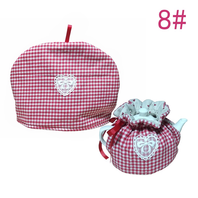 Теплоизоляционная крышка для чайника, защитная от пыли, хлопковая подкладка