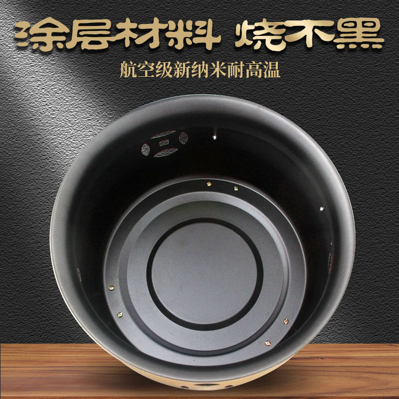 New Chinese-Style Treasure Bowl Incense Burner for Burning Paper, Gold Foil, and Scriptures, Indoor Special Thick Gold Burning Bucket