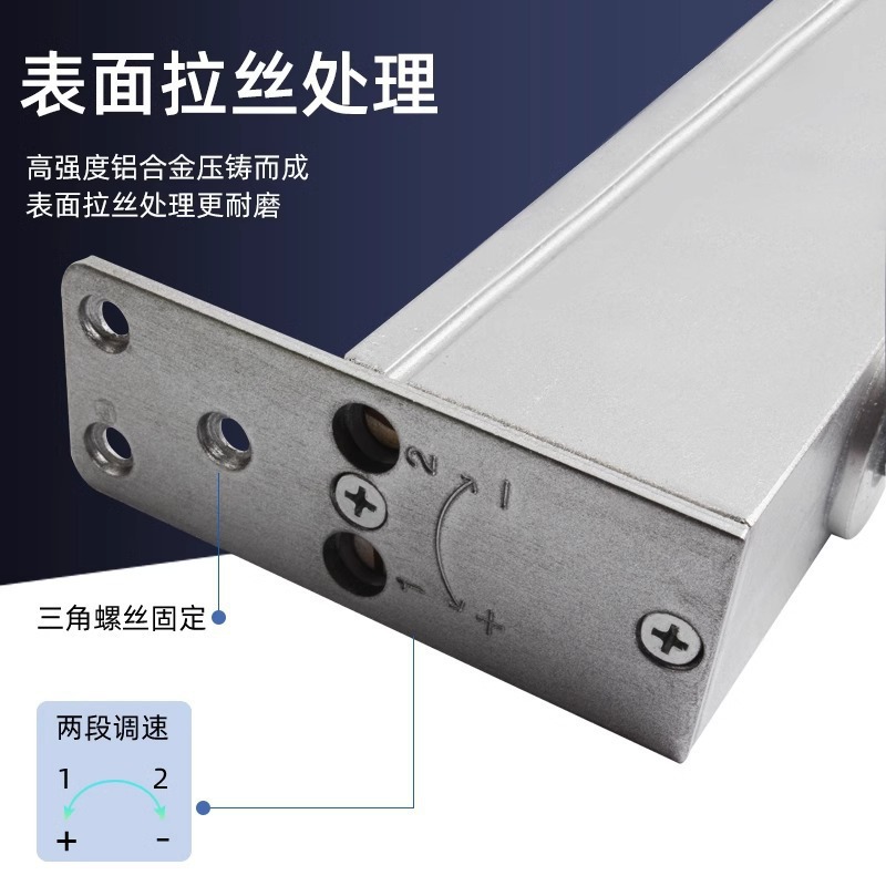 No-Dig Wooden Door Floor Spring for Framed Doors and Glass Doors, Hidden Buffer Silent Floor Hinge Accessories