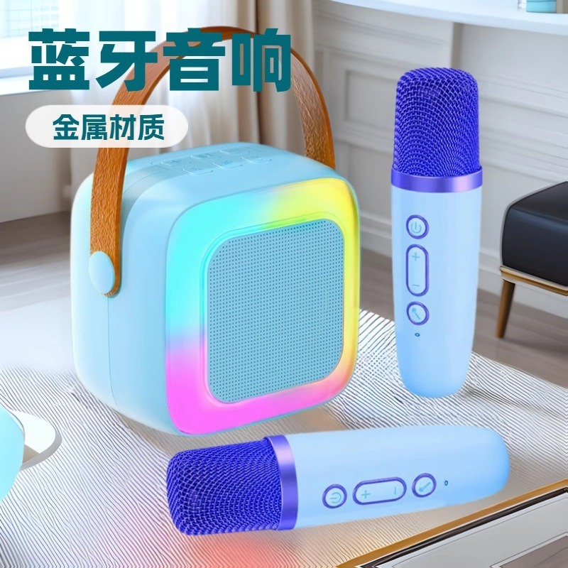 Мини-ручной микрофон Sy13 Bluetooth, универсальный аудио караоке для детей, беспроводной