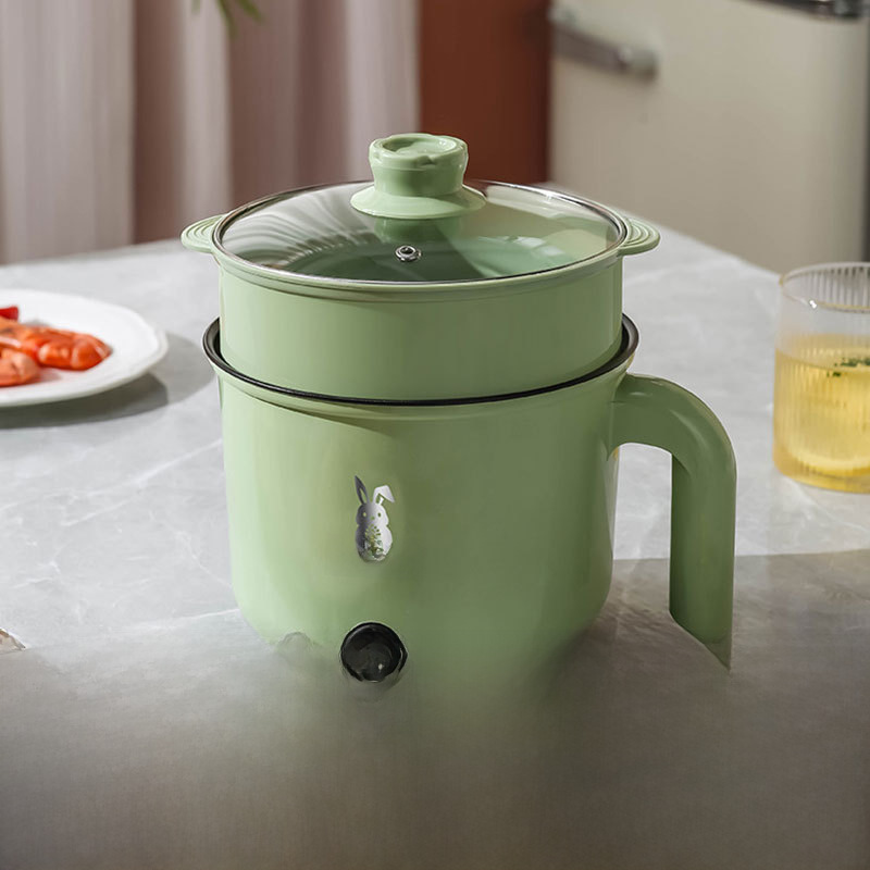 Multi-functional electric cooking pot electric hot pot electric cooking pot small electric pot student dormitory pot small pot mini non-stick pot steamer