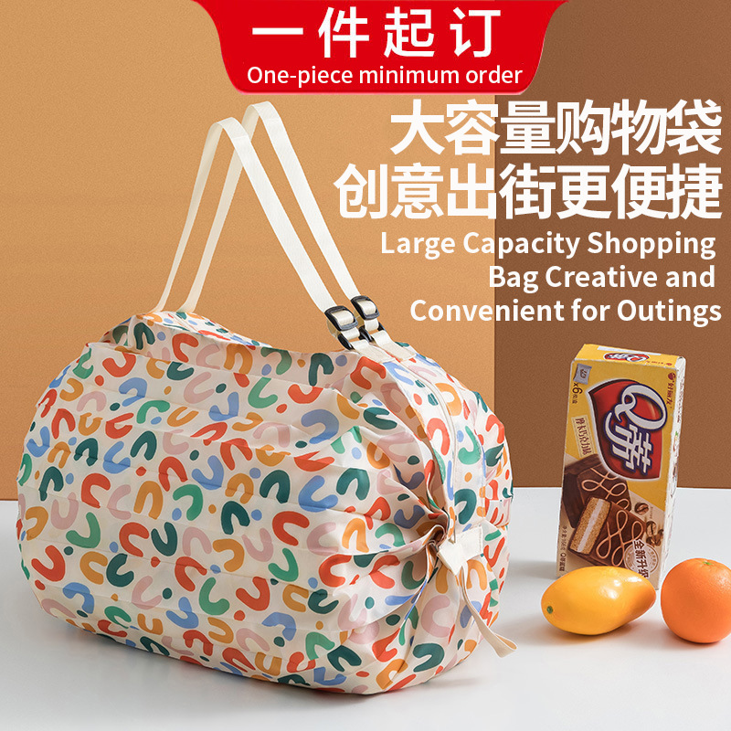 Складная сумка для покупок, портативная, большая, зеленая сумка для супермаркета, оптовая продажа