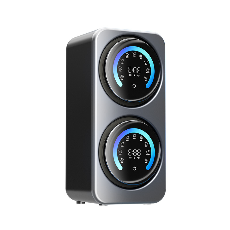 Small Double-Tank Underwear Washing Machine 3.5L Desktop Wall-Mounted Fully Automatic Washing, Drying and Drying Integrated Double-Tub Drum Washing Machine