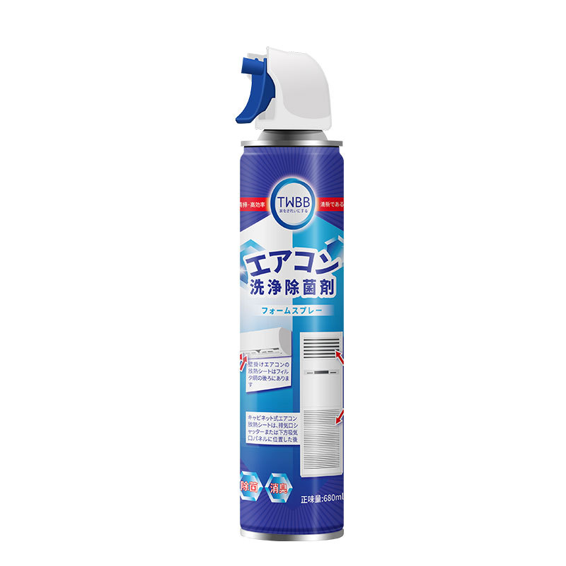 Japanese Air Conditioner Cleaner Wholesale Foam Spray Type Household Cleaning Sterilization Dust Removal Electric Fan Air Conditioner Cleaning Agent