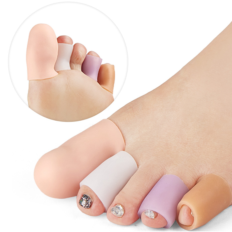 Silicone Toe Sleeve Thumb Care Sleeve Corn Toe Protective Sleeve Big Toe Walked Overlap Toe Sleeve