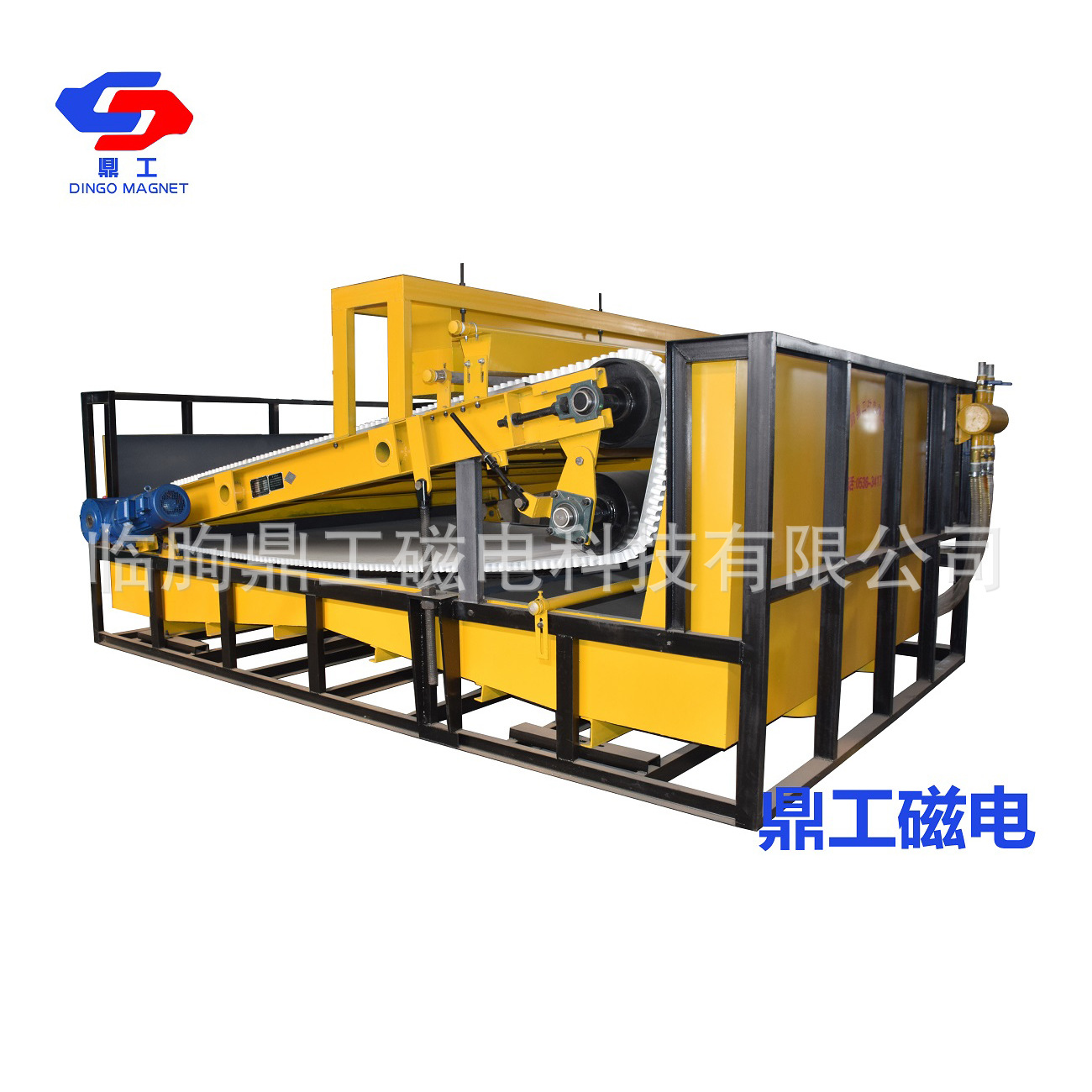 Dry Manganese Ore Magnetic Separator Dry Powder Flat Plate Magnetic Separator Iron Removal and Mineral Processing Equipment Strong Magnetic Roller Magnetic Separator