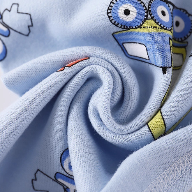 New Children's Pure Cotton Autumn Pants Spring and Autumn Seamless Combed Cotton Pajama Pants Boys and Girls Long Pants Home Pants Children's Pants