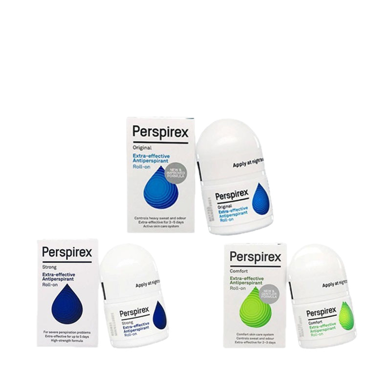 Danish Perspirex Antiperspirant Deodorant Roll-On for Underarms, Effective Odor Removal, Deodorization, Odor Suppression, Refreshing Roll-On