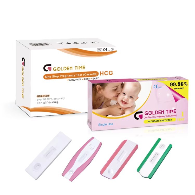 Factory Direct Sales Human Chorionic Gonadotropin Detection (Hcg) Kit Early Pregnancy Card for Overseas Sales