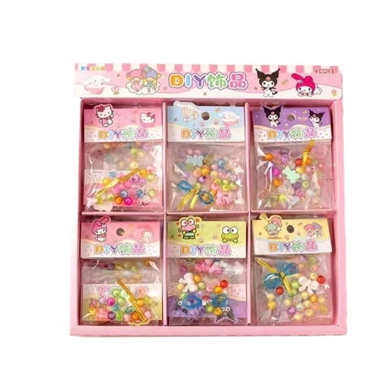 Подарки для детского сада DIY бусины ручной работы цветной браслет в форме сердца набор материалов оптовые подарки для девочек